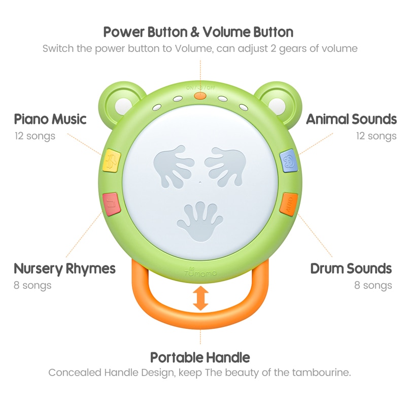 Baby Drum Educational Musical Instrument